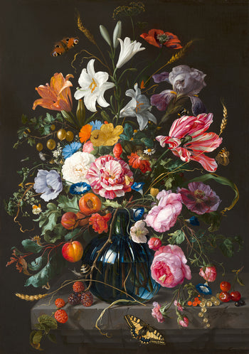 Socks by De Heem (lilies, 5 pairs)