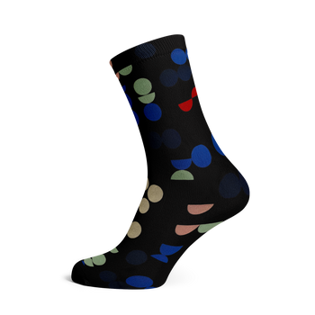 Socks by Taeuber-Arp - Black (5 pairs)